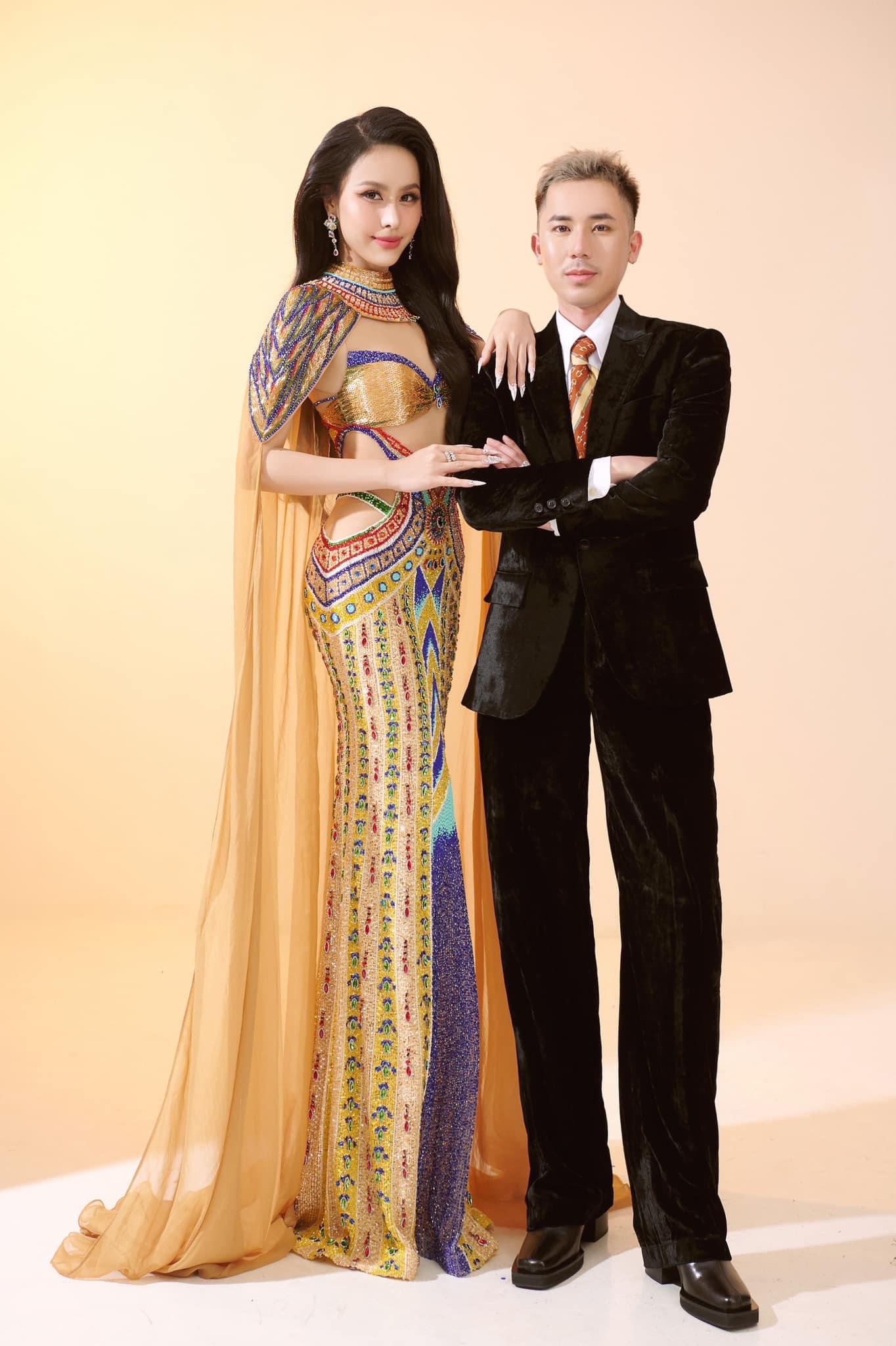 Ngọc Hằng diện váy 5.000 USD tại Hoa hậu Liên lục địa 2023 - Ảnh 3.