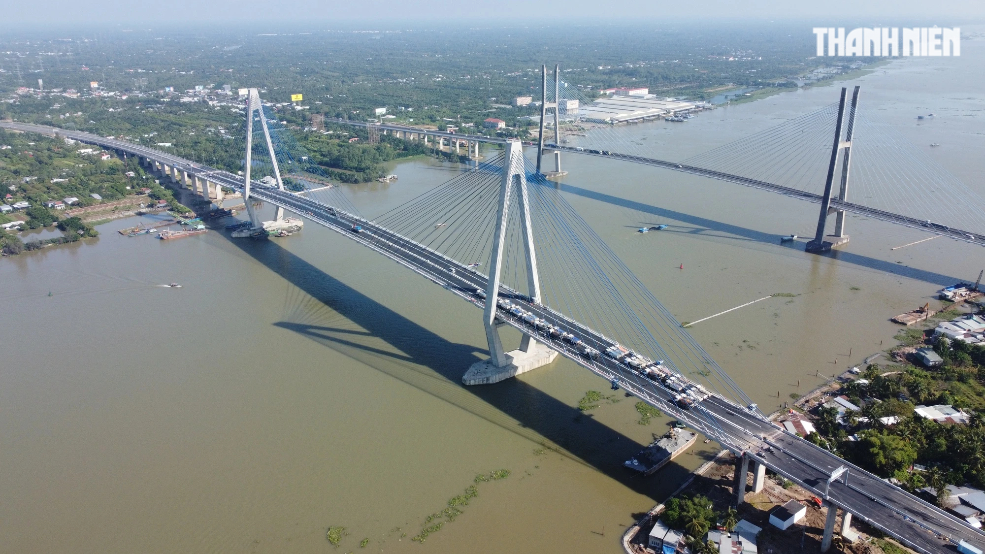 Cầu Mỹ Thuận 2 và cao tốc Mỹ Thuận - Cần Thơ khánh thành vào ngày 24.12 - Ảnh 1.