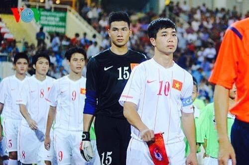 Minh Toàn trong màu áo đội tuyển U.19 Việt Nam