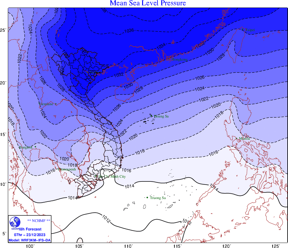 Tin tức thời tiết hôm nay 23.12.2023: Bắc bộ, Bắc Trung bộ rét đậm- Ảnh 1.