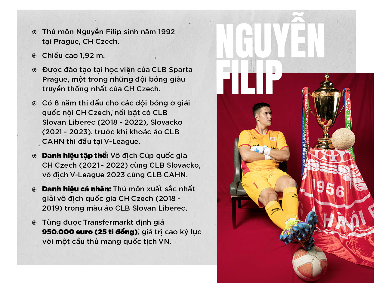 Thủ môn Nguyễn Filip: Tôi tự hào khi hát Quốc ca Việt Nam- Ảnh 4. Thủ môn Nguyễn Filip: Tôi tự hào khi hát Quốc ca Việt Nam- Ảnh 4.