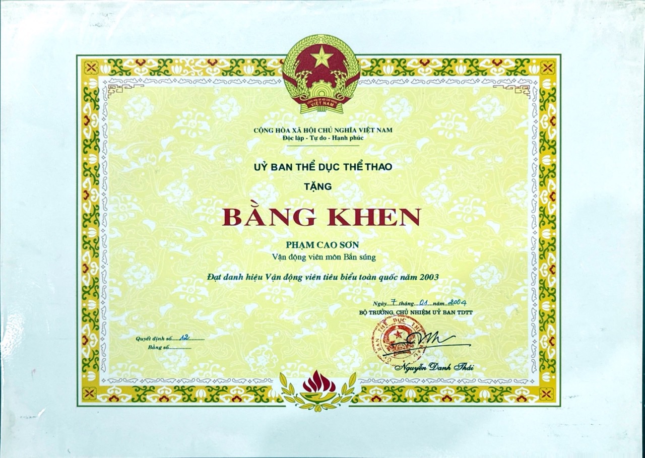 Xạ thủ Phạm Quang Huy xuất sắc nhất năm 2023- Ảnh 3.