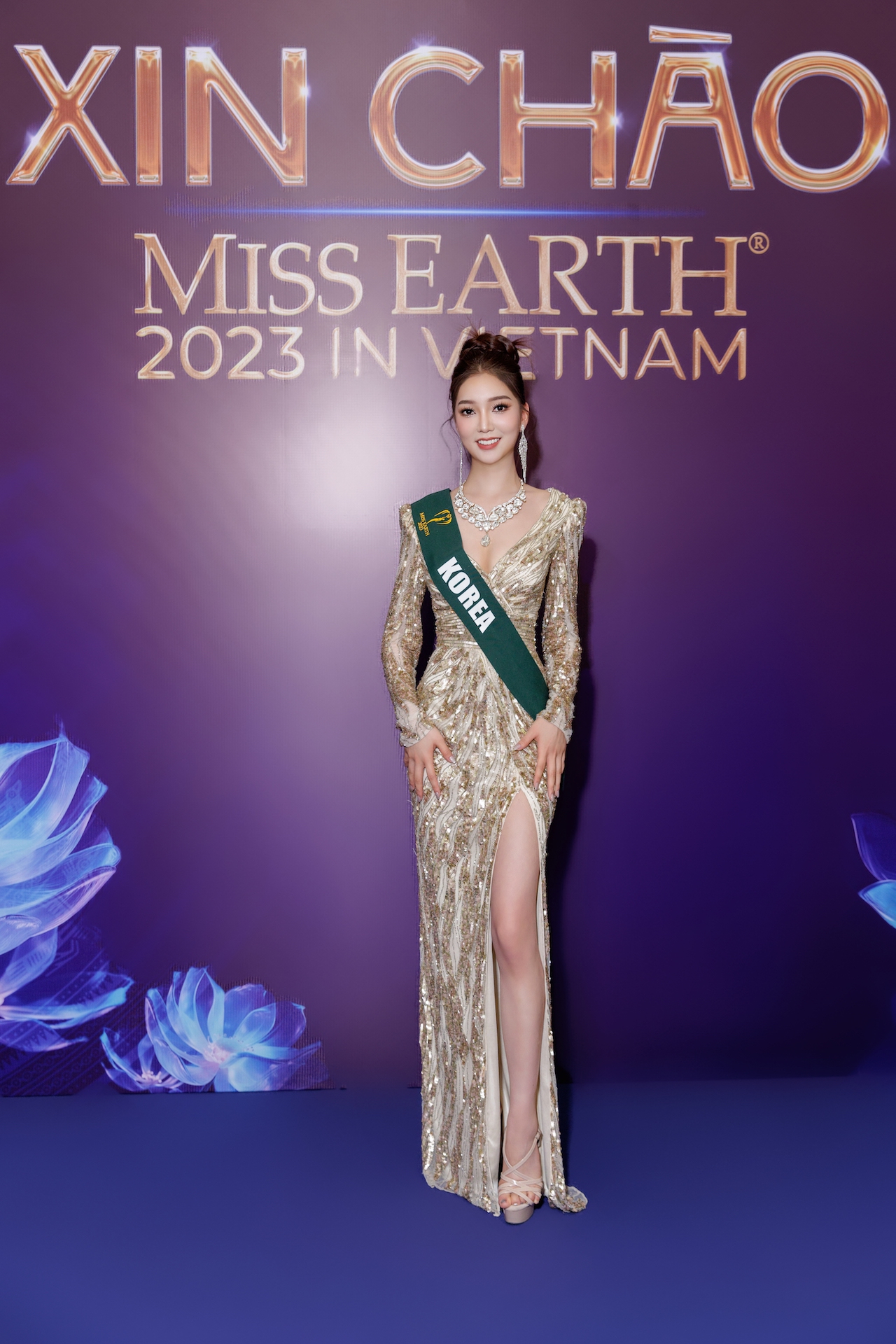 Hoa hậu Lan Anh mặc gợi cảm, khoe sắc cùng loạt mỹ nhân Miss Earth 2023   - Ảnh 6.