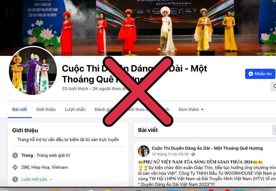Cuộc thi áo dài giả mạo nhan nhản trên mạng xã hội: Hội LHPN VN nói gì? - Ảnh 1. Cuộc thi áo dài giả mạo nhan nhản trên mạng xã hội: Hội LHPN VN nói gì? - Ảnh 1.