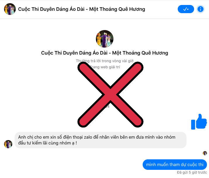 Cuộc thi áo dài giả mạo nhan nhản trên mạng xã hội: Hội LHPN VN nói gì? - Ảnh 2. Cuộc thi áo dài giả mạo nhan nhản trên mạng xã hội: Hội LHPN VN nói gì? - Ảnh 2.
