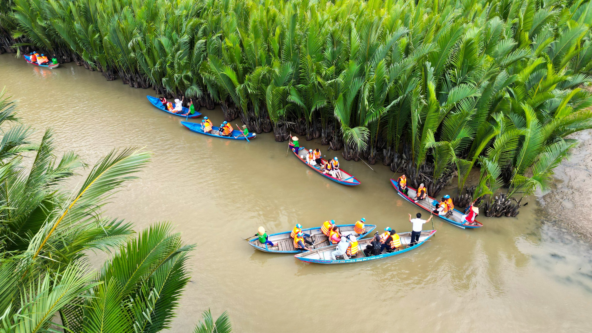 Nông dân Quảng Ngãi làm du lịch cộng đồng tại rừng dừa nước - Ảnh 3.