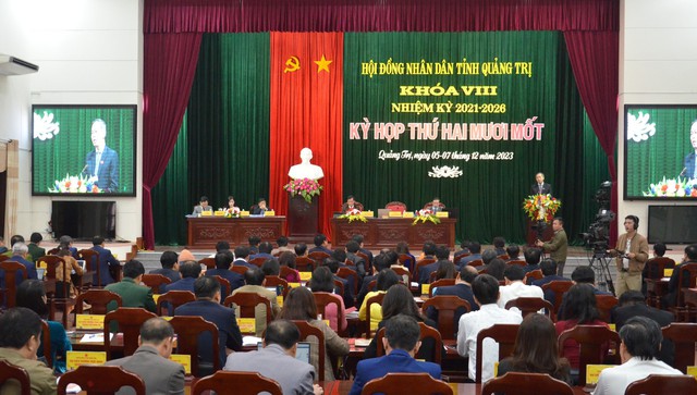 Chủ tịch HĐND tỉnh Quảng Trị nhận số phiếu tín nhiệm cao nhất - Ảnh 1.