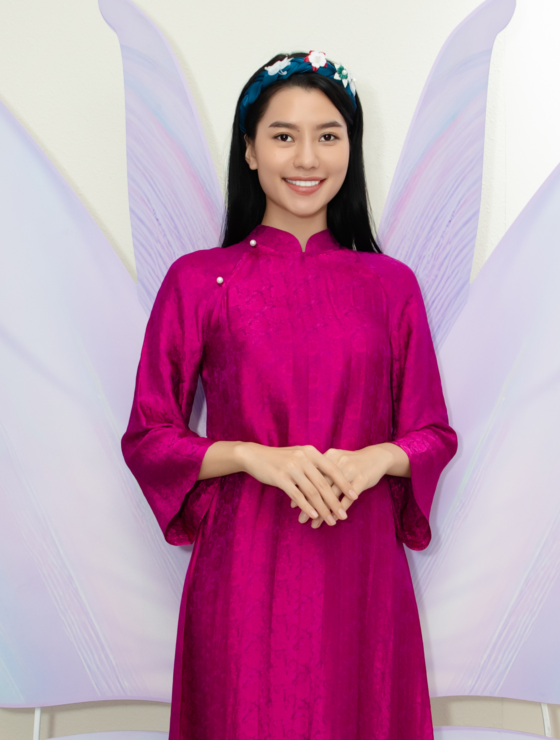 Dàn người đẹp Hoa hậu Hoàn vũ Việt Nam 2023 khoe sắc trong tà áo dài - Ảnh 8.