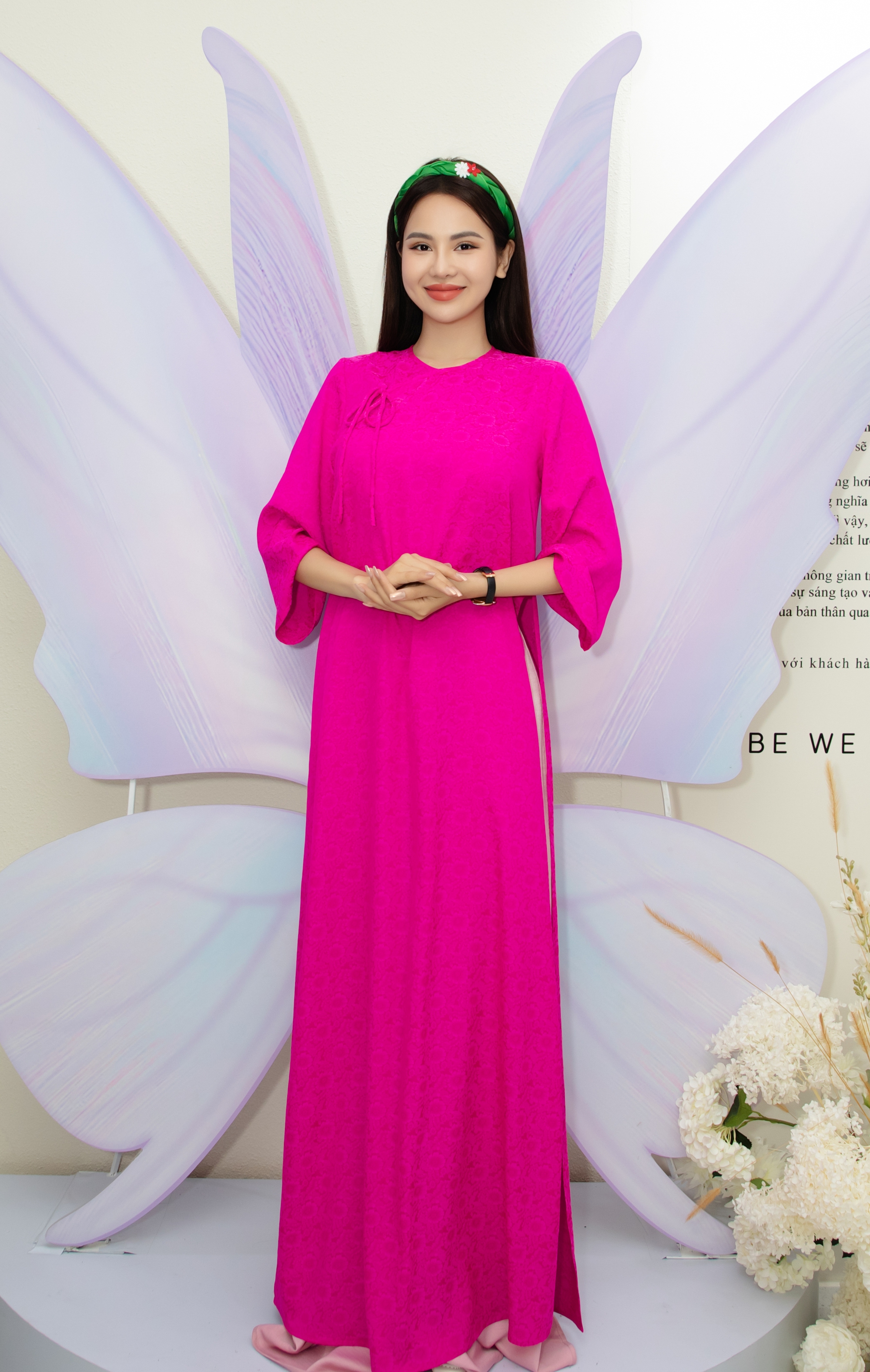 Dàn người đẹp Hoa hậu Hoàn vũ Việt Nam 2023 khoe sắc trong tà áo dài - Ảnh 3.