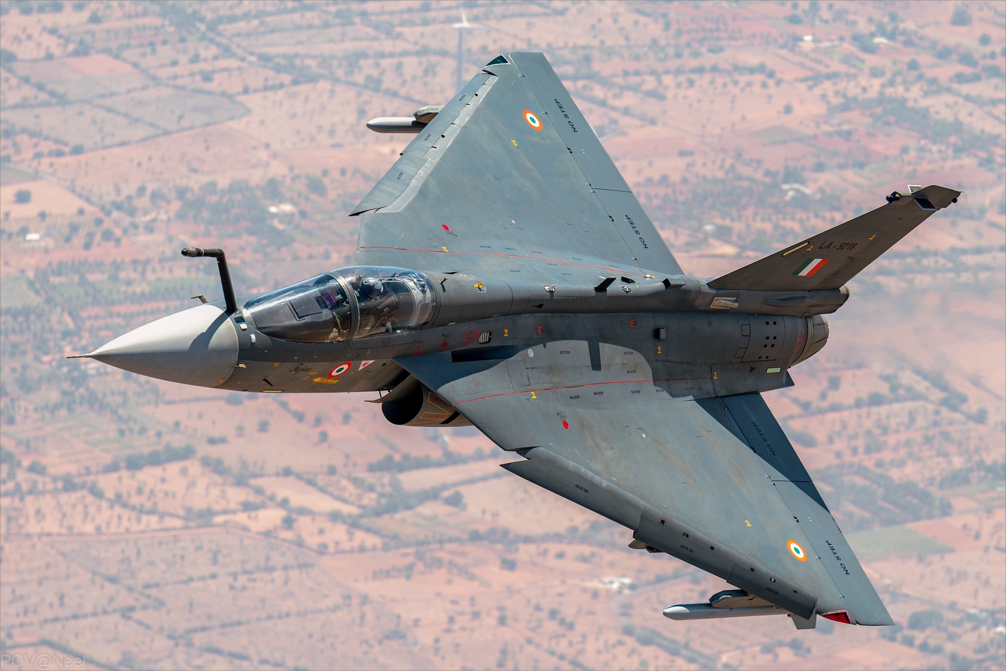 Một chiến đấu cơ nội địa LCA Tejas của không quân Ấn Độ