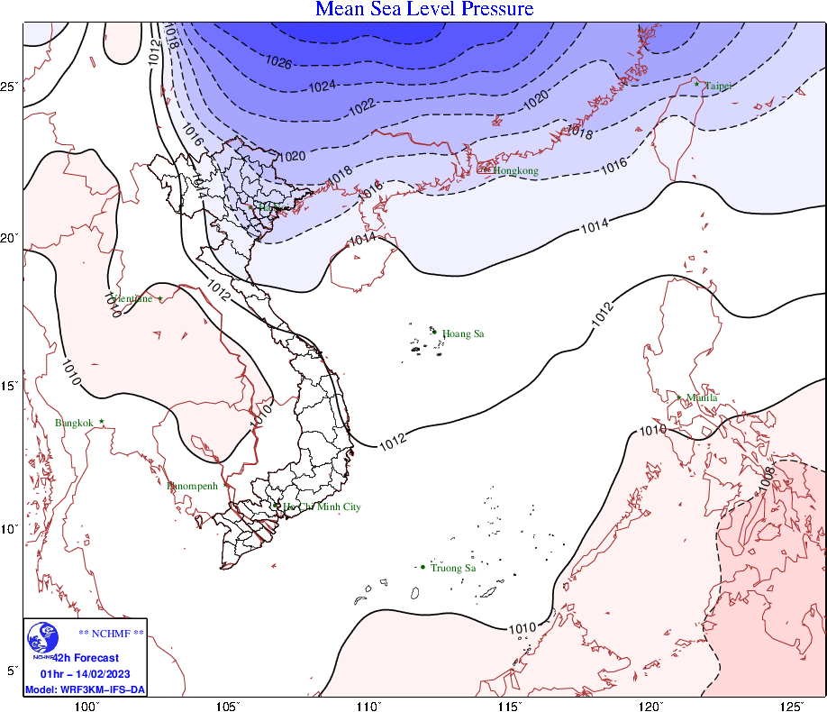 Tin tức thời tiết hôm nay 13.2.2023: Không khí lạnh tràn về miền Bắc - Ảnh 1.