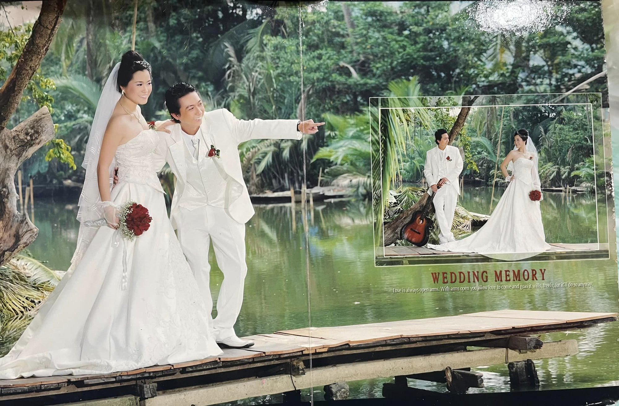 Hứa Minh Đạt hé lộ loạt ảnh cưới với Lâm Vỹ Dạ cách đây 13 năm - Ảnh 2.