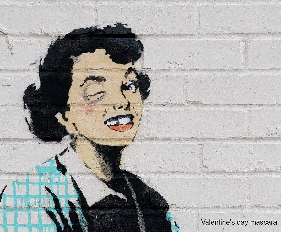 Họa sĩ Banksy xác nhận bức tranh Mascara ngày Valentine là do ông vẽ - Ảnh 2.