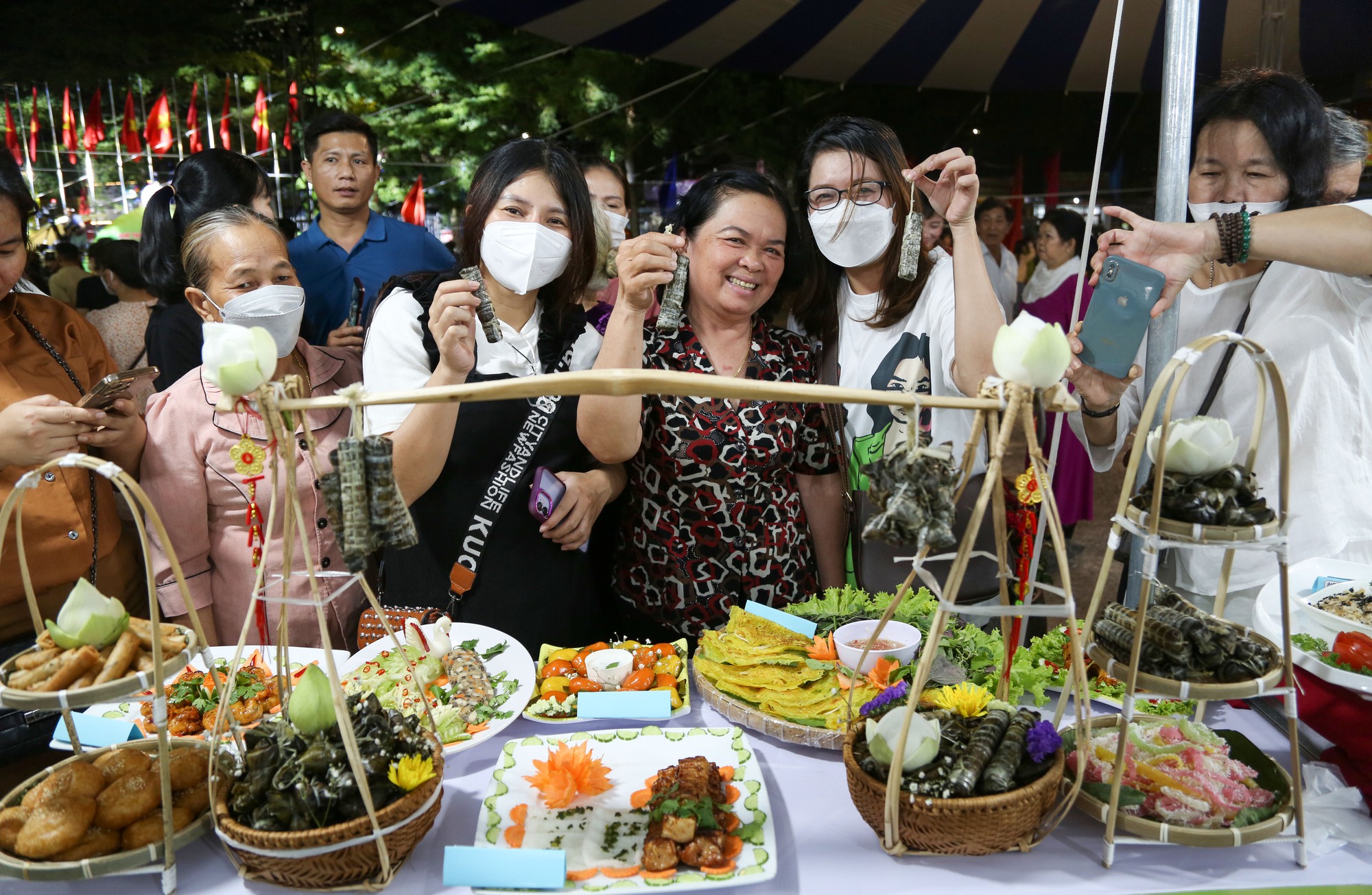 Ngắm vẻ đẹp món chay tại lễ hội nghệ thuật chế biến món ăn chay Tây Ninh - Ảnh 11.