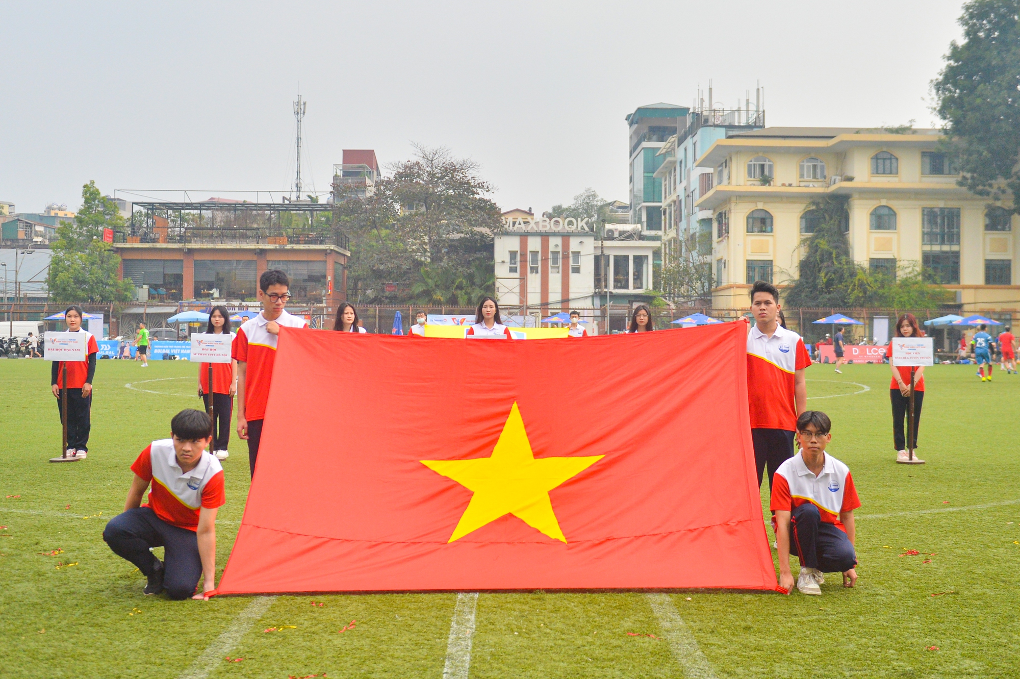 Giải bóng đá Thanh Niên Sinh viên 2023: Sẵn sàng lễ khai mạc khu vực phía bắc - Ảnh 1.