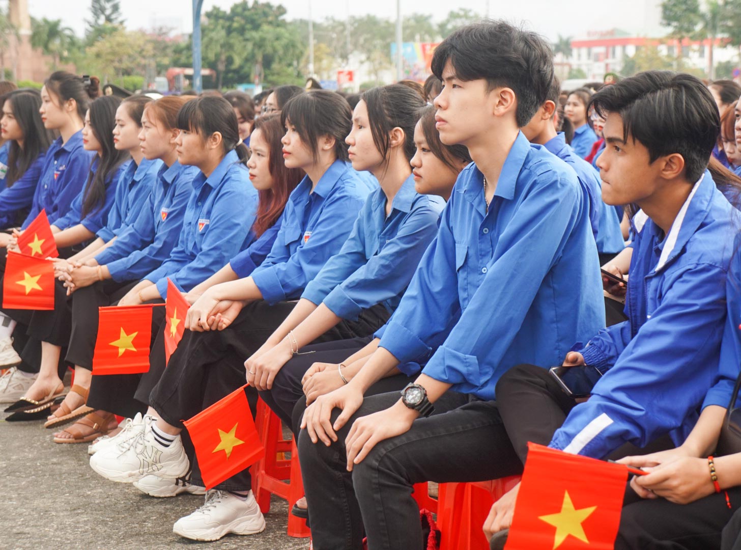 Da Nang youth excitedly joined the army to respond to the Youth Month of 2023 - Photo 3.