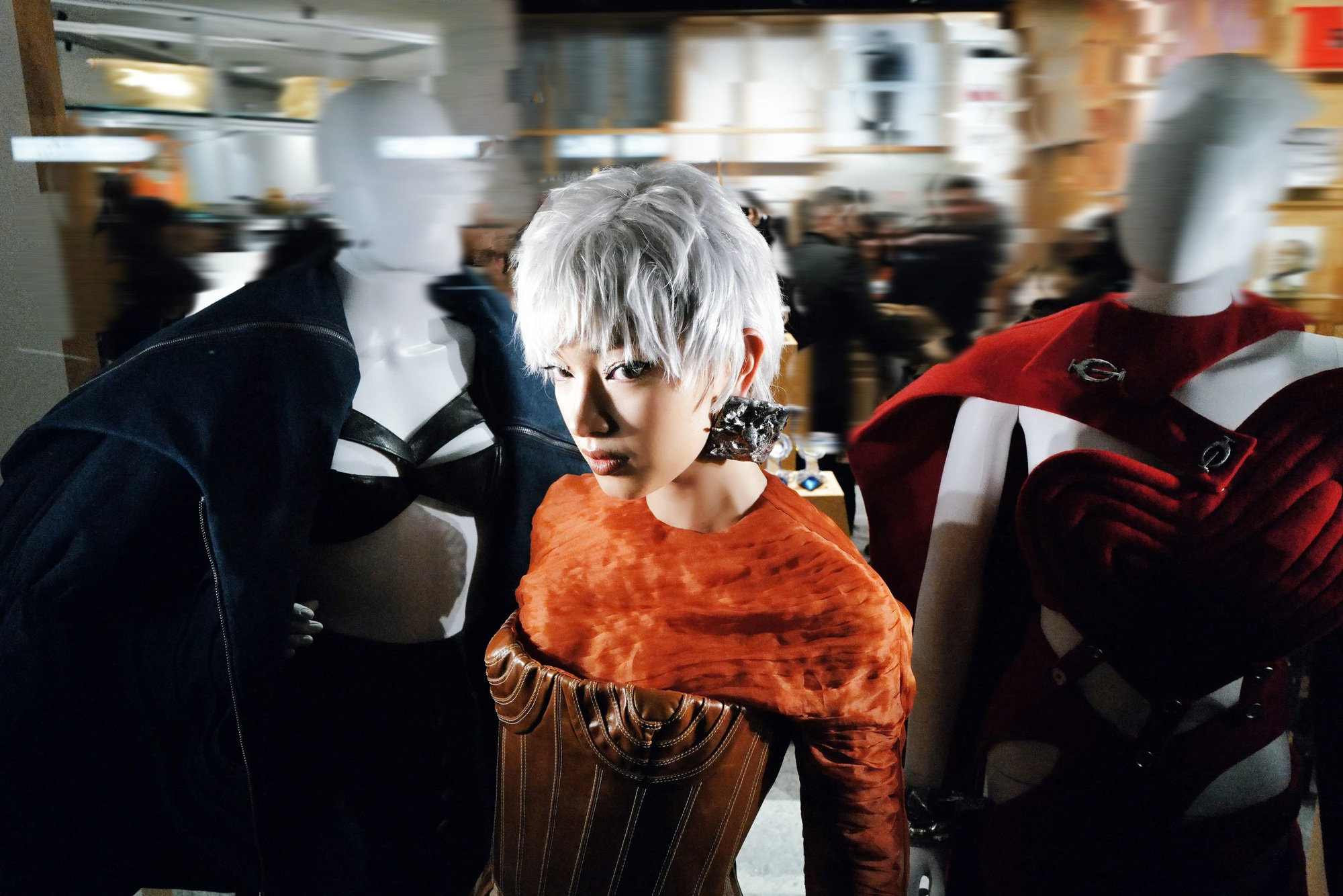 Châu Bùi cá tính trong thiết kế của Phan Đăng Hoàng tại Milan Fashion Week 2023  - Ảnh 3.