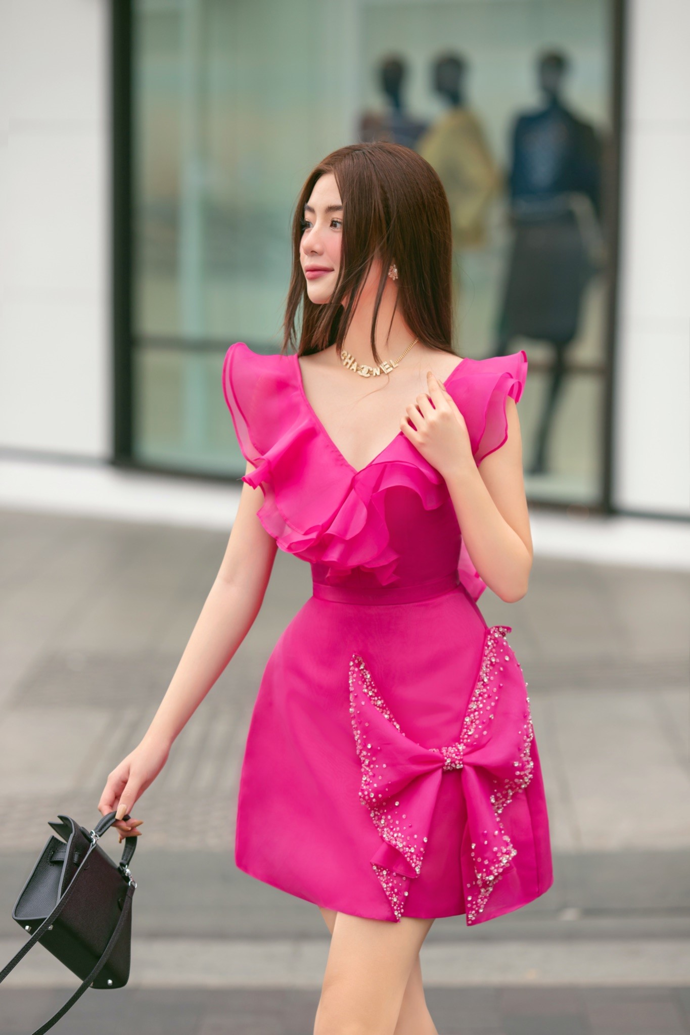 Những mẫu đầm trung niên đẹp và hợp xu hướng năm 2023 (2) - Đầm Quỳnh Anh  Luxury Fashion