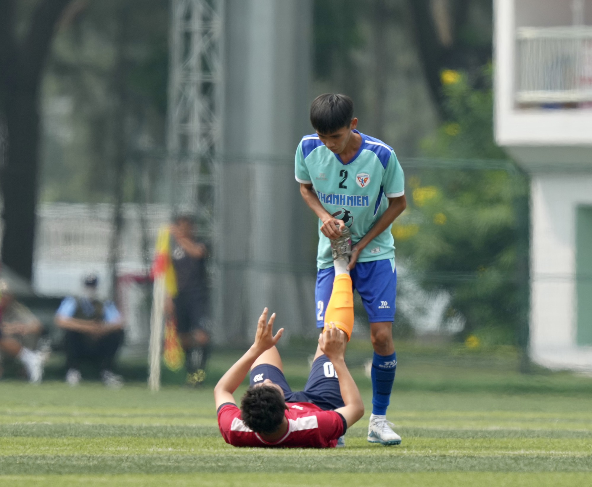 Duyên may lập siêu phẩm bàn thắng tại giải Thanh Niên Sinh viên Việt Nam - Ảnh 4.