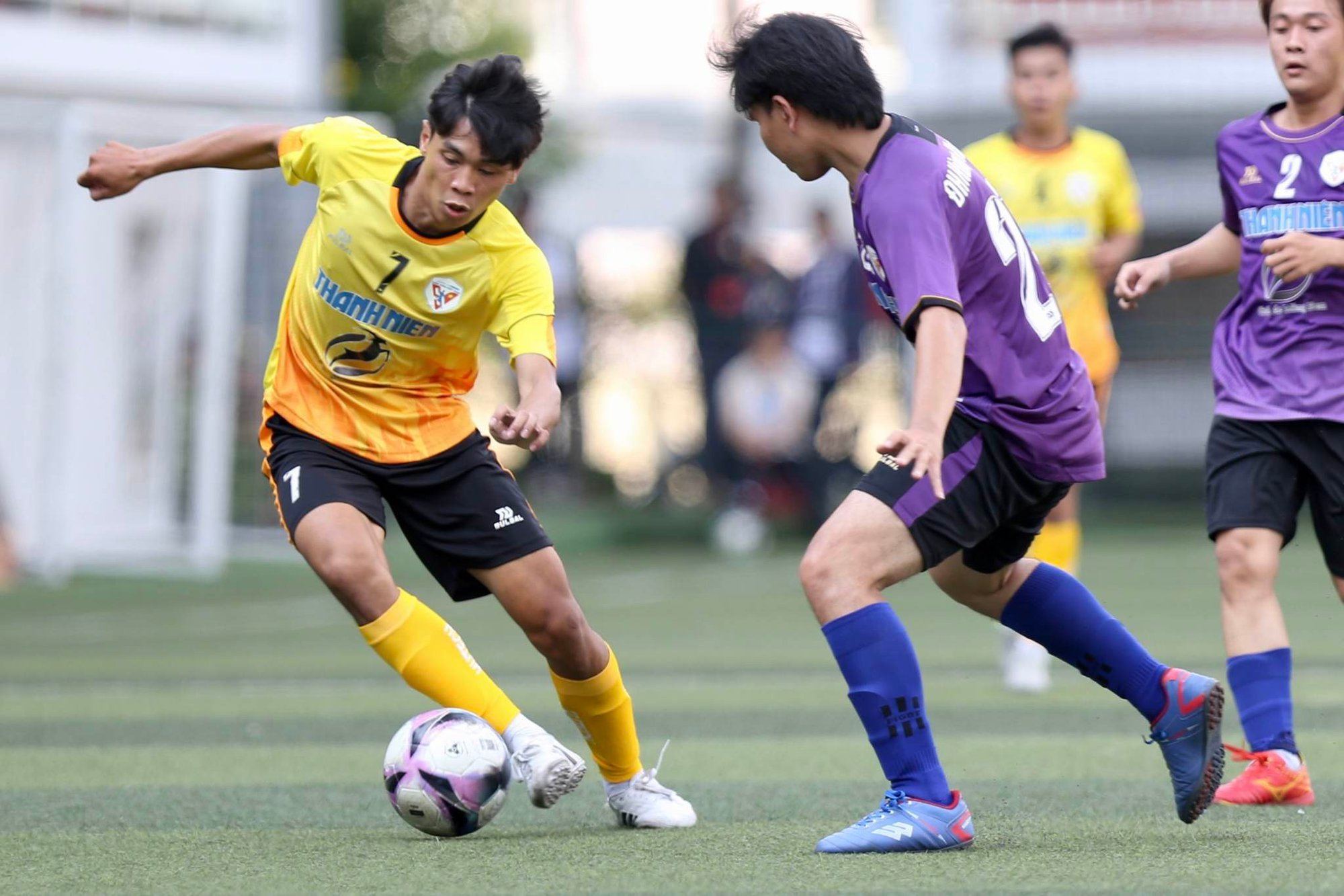 ĐH Công nghệ TP.HCM 5-0 ĐH Hùng Vương TP.HCM: Hai đội bảng C vào vòng play-off - Ảnh 2.