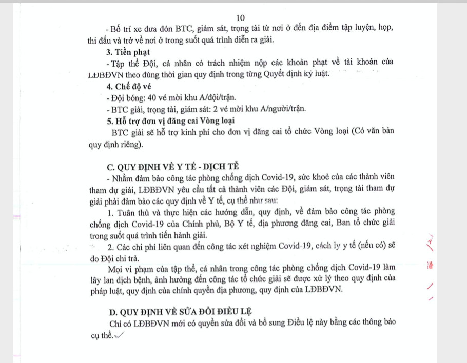 Điều lệ giải bóng đá Thanh Niên Sinh viên Việt Nam - Ảnh 11.