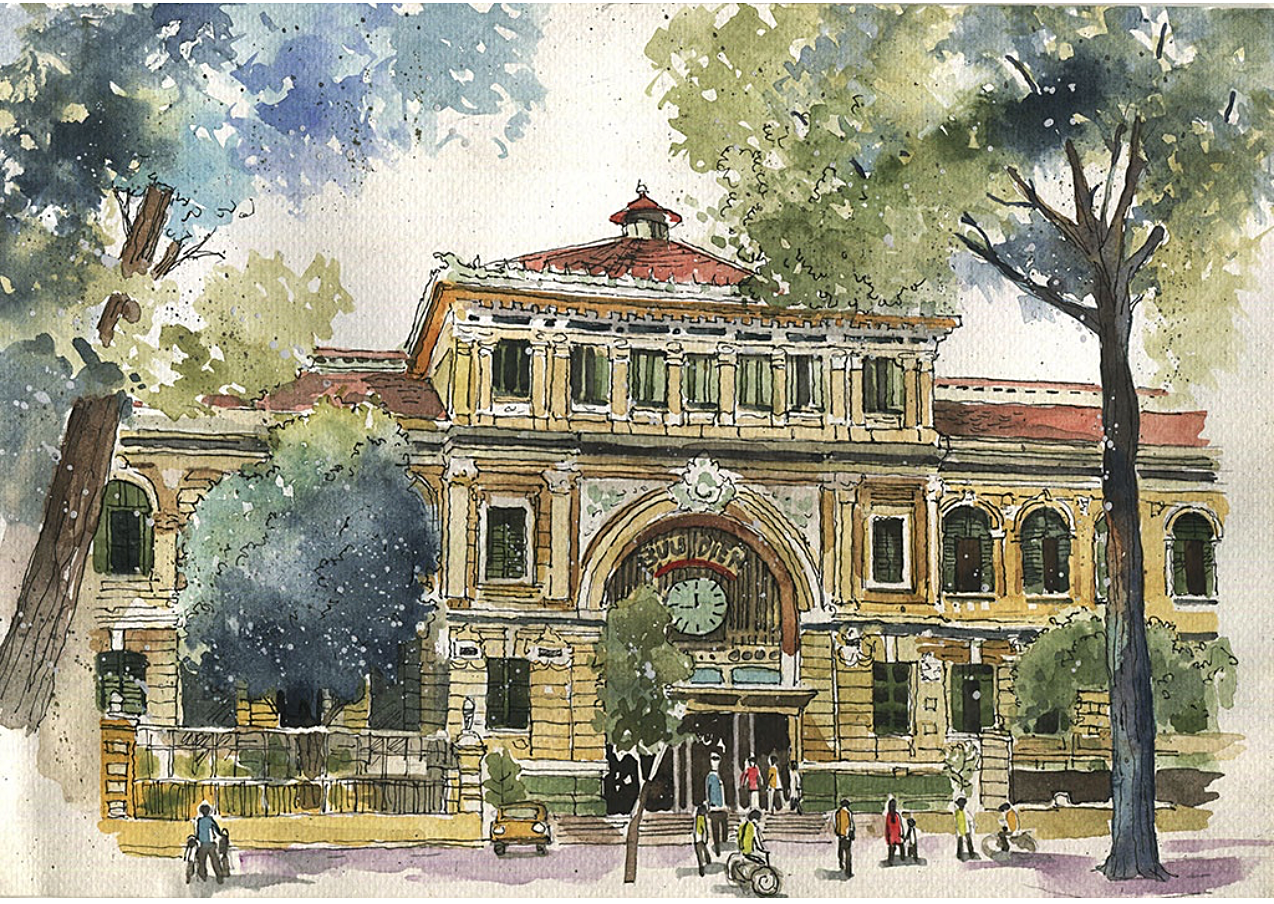 Sai Gon Art Map  Bưu điện trung tâm Sài Gòn là một trong  Facebook