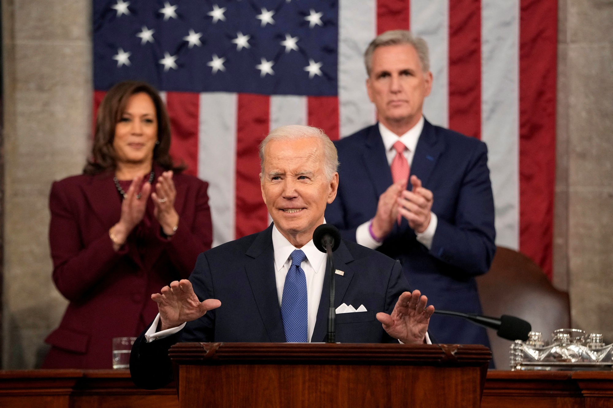 Tổng thống Joe Biden phát biểu trước quốc hội ngày 8.2