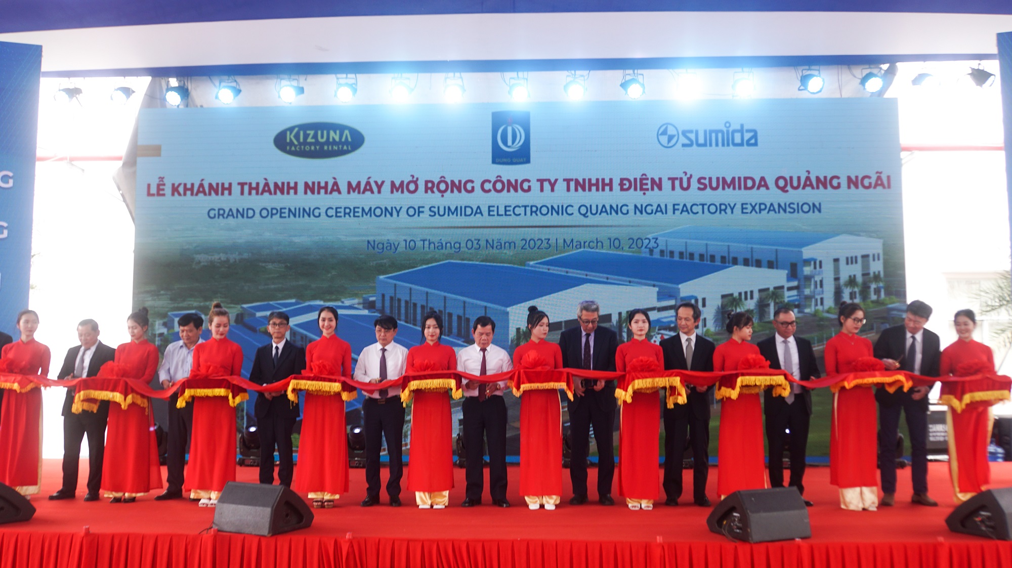 Sumida Quang Ngai Electronics Co., Ltd.の拡張工場の落成 - 写真4. Sumida Quang Ngai Electronics Co., Ltd.の拡張工場の落成 - 写真4.