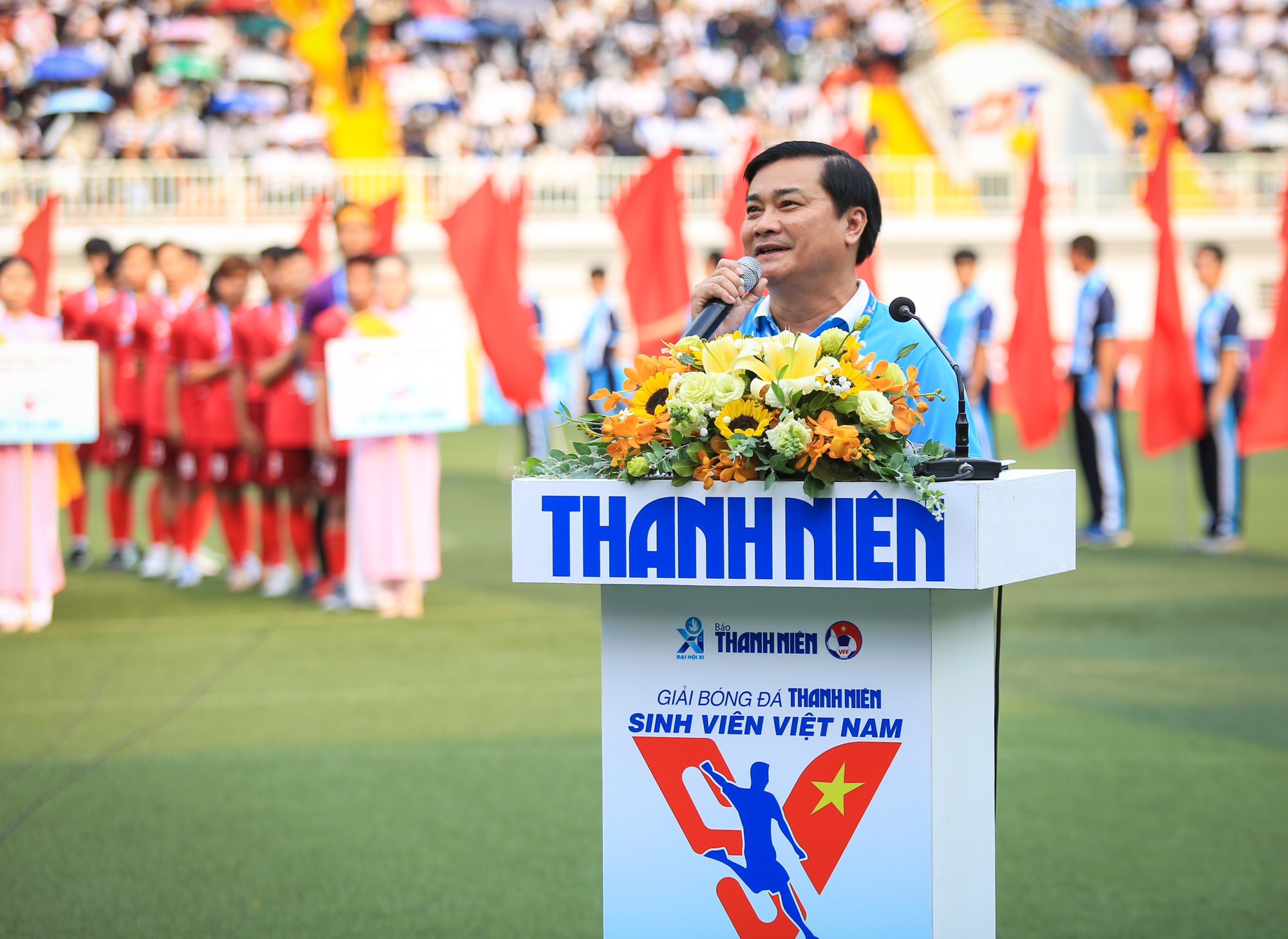 Cựu ngôi sao đội tuyển Việt Nam làm 'nóng' giải bóng đá Thanh Niên Sinh viên - Ảnh 5.
