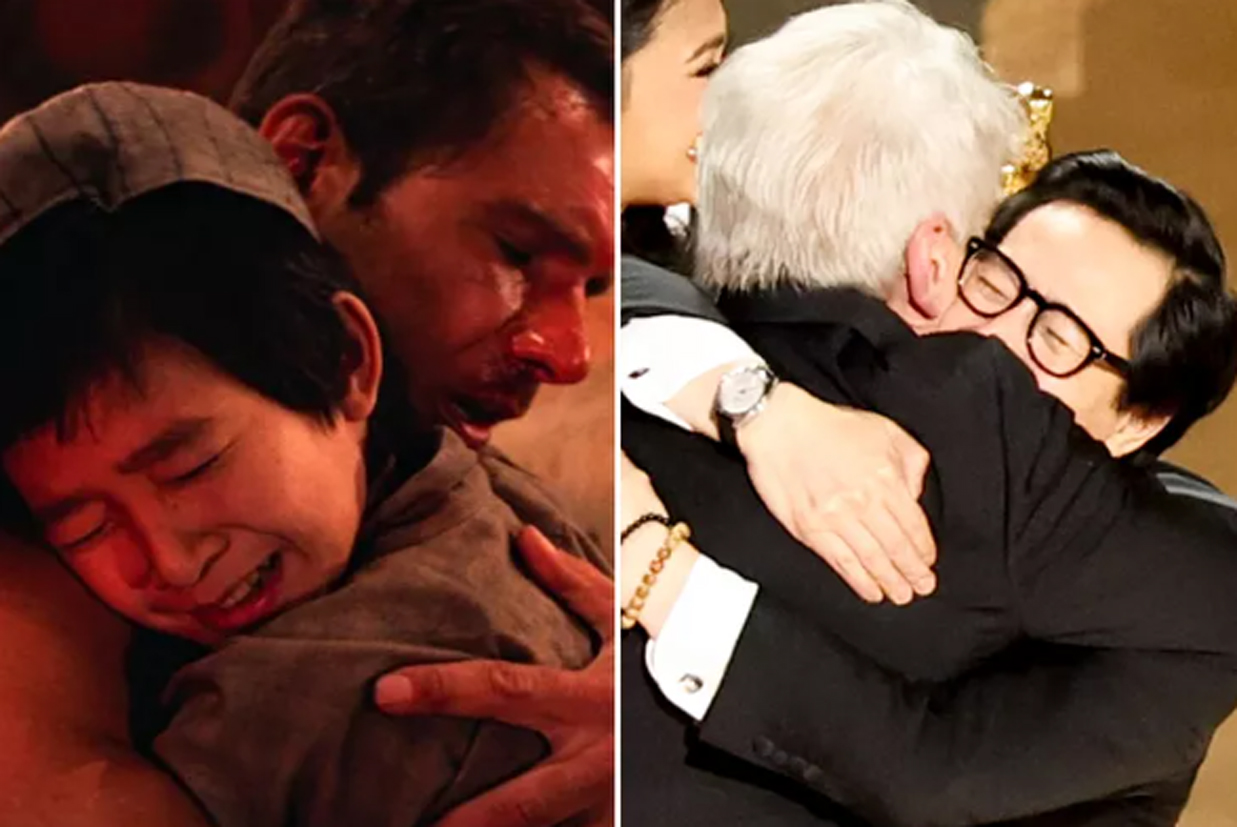 The touching reunion of Harrison Ford and Quan Ke Huy at the Oscars