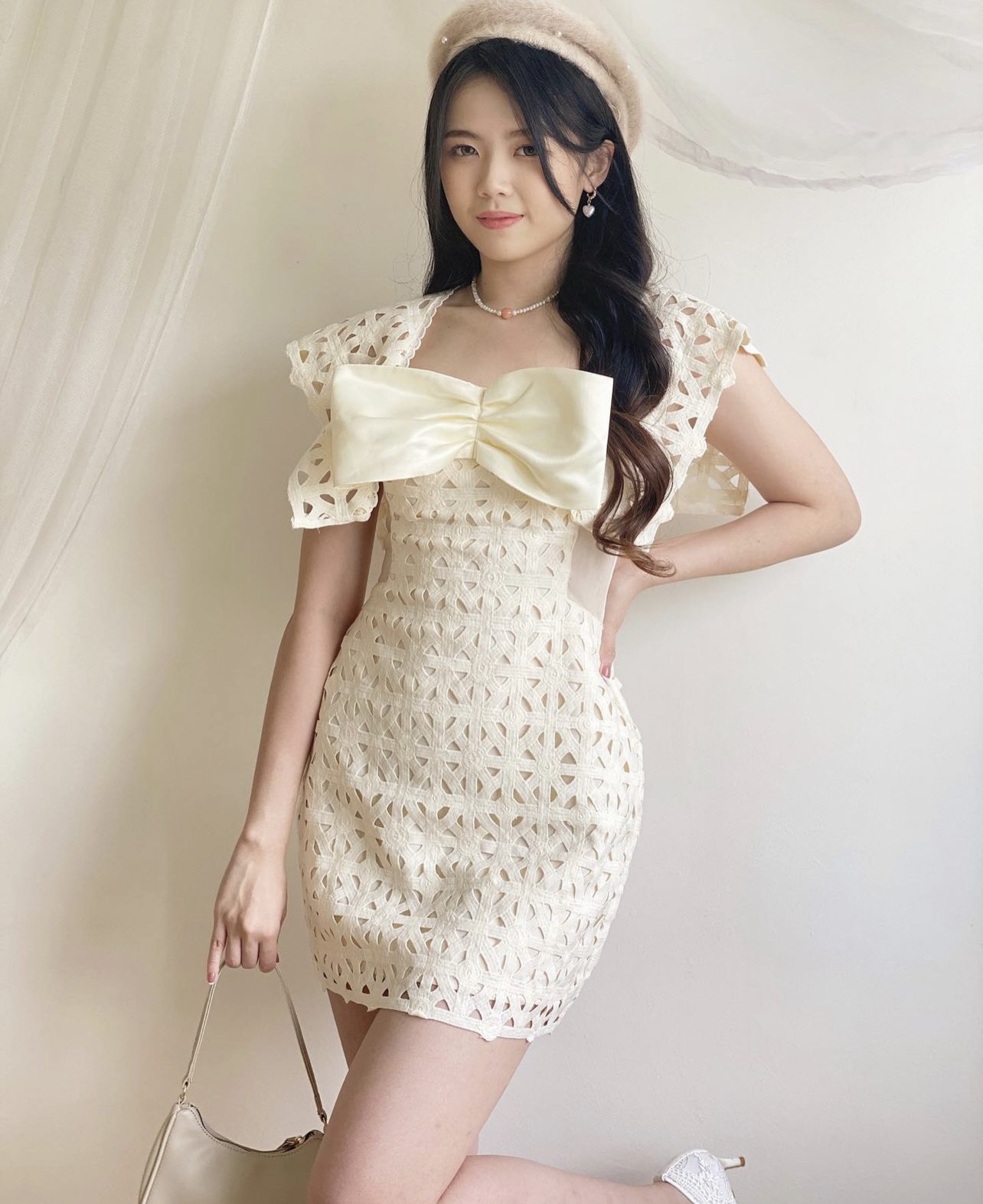 Người Nổi Tiếng Đầm ren 2023 phiên bản Hàn Quốc mùa thu mới phong cách thời  trang ôm vừa Mỏng chiều dài trung bình Quấn Hip Váy Trẻ Em | Lazada.vn