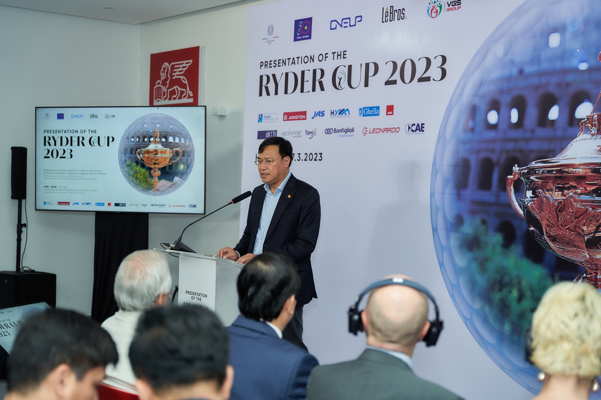 Quảng bá Ryder Cup, mở cơ hội hợp tác du lịch thể thao giữa Việt Nam và Ý - Ảnh 2.