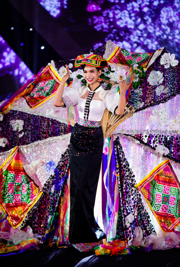 Top 12 'Miss International Queen Vietnam 2023' diện trang phục dân tộc ấn tượng - Ảnh 4.