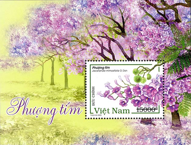Phát hành bộ tem 'Phượng tím' quảng bá hình ảnh, đất nước, con người Việt Nam - Ảnh 2.