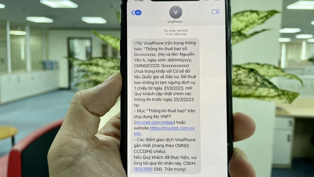 Gần triệu thuê bao di động có nguy cơ bị khóa SIM vào 31.3 - Ảnh 1.