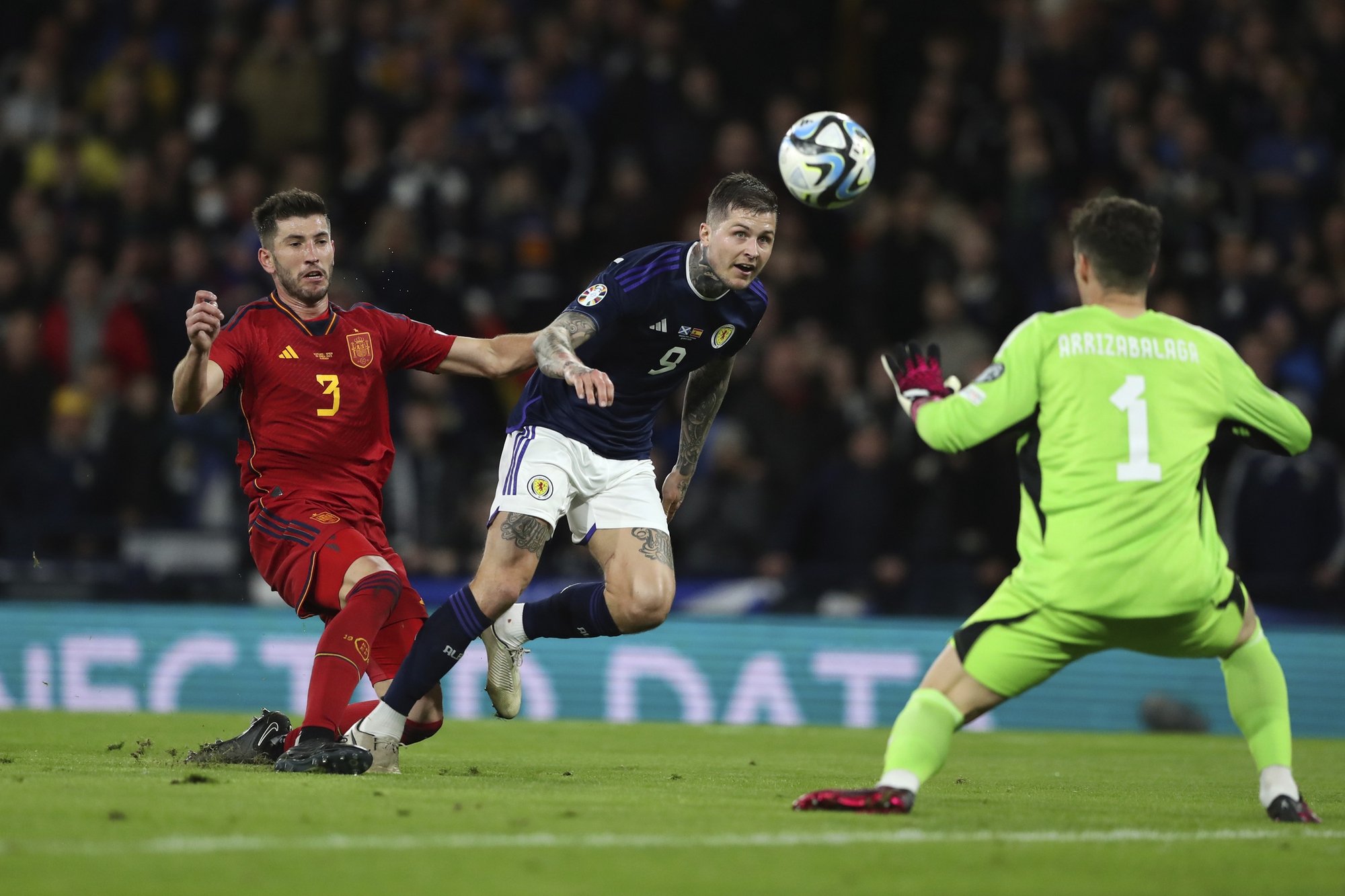 Vòng loại EURO 2024 Đội tuyển Tây Ban Nha thua sốc trước Scotland