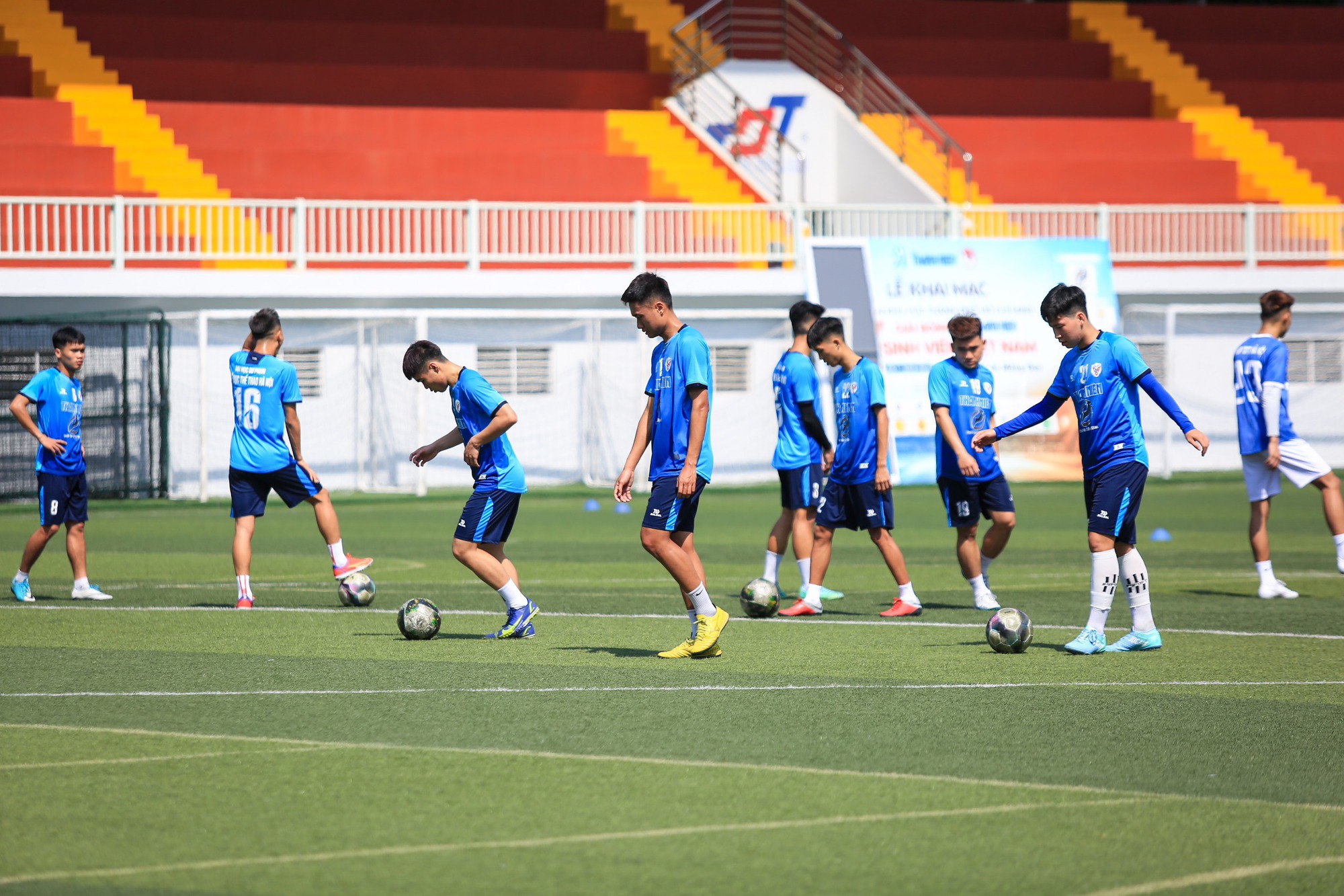 Đội ĐH Sư phạm TDTT Hà Nội đặt mục tiêu từng trận tiến đến chung kết - Ảnh 4.