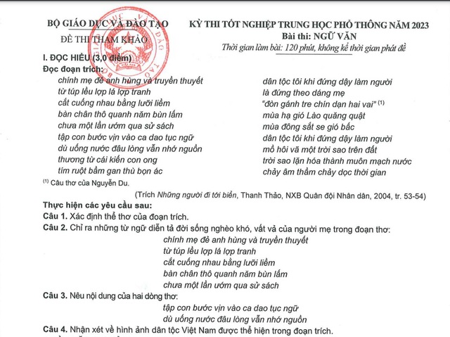 Đề thi tốt nghiệp THPT môn ngữ văn cần thay đổi thế nào từ năm 2025? - Ảnh 2.