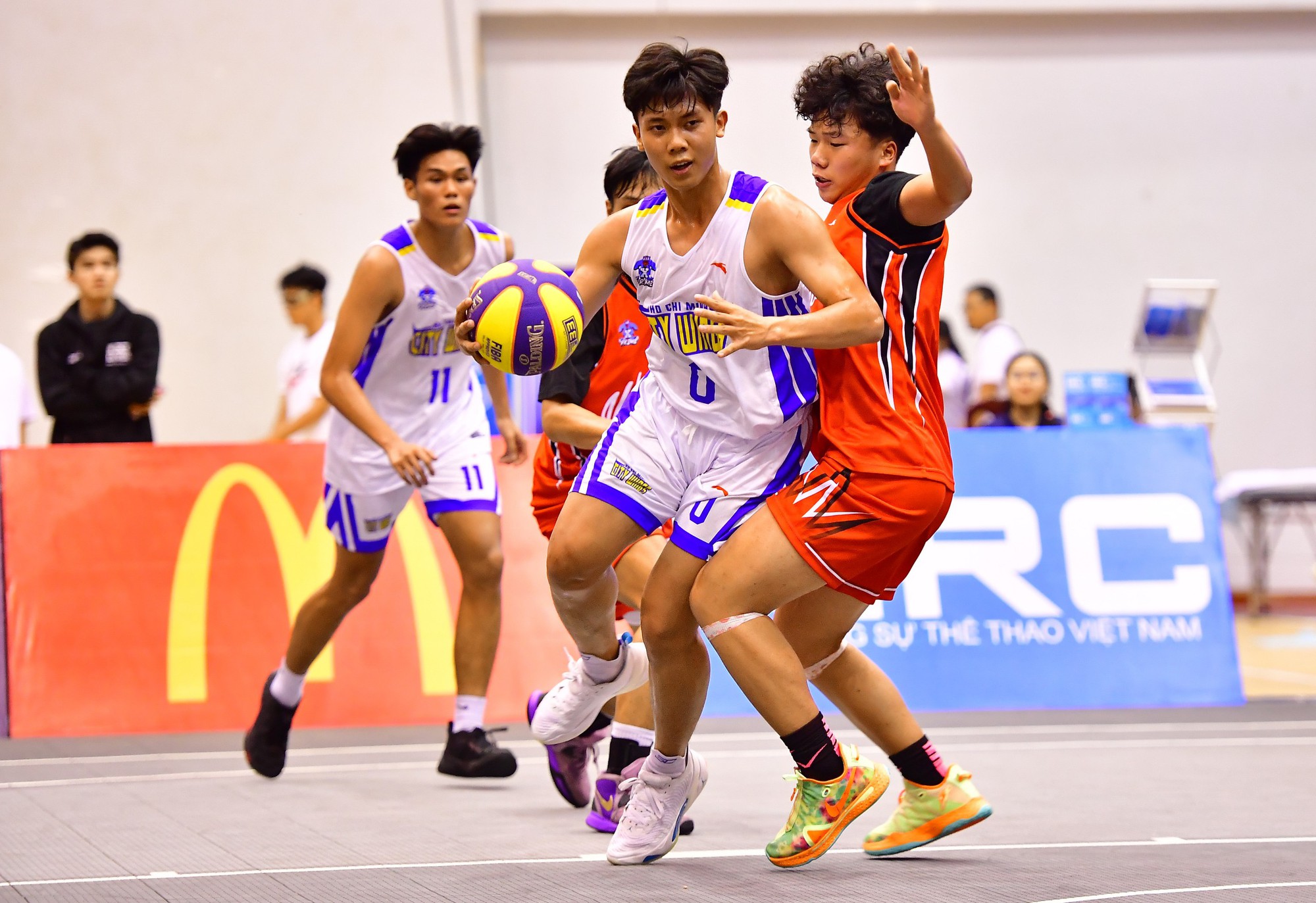 Ho Chi Minh City Wings có phong độ thuyết phục ở giải VBA 3x3 nam U.20