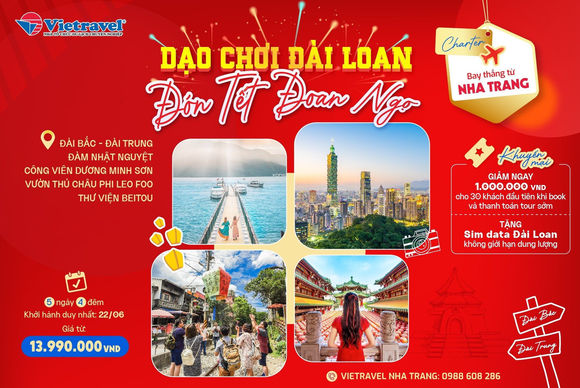 vietravel tour dai loan