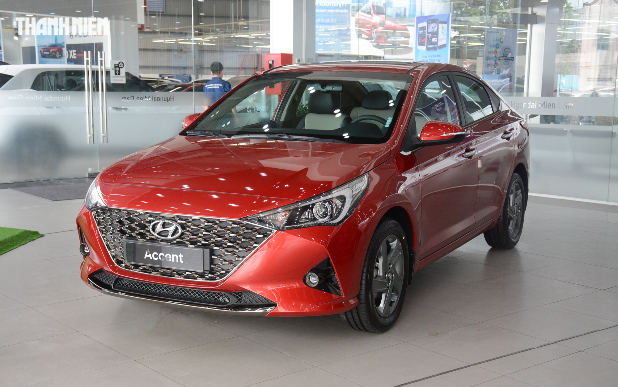 Sedan hạng B dưới 600 triệu: Hyundai Accent dẫn đầu, Toyota Vios bám sát Honda City - Ảnh 3.
