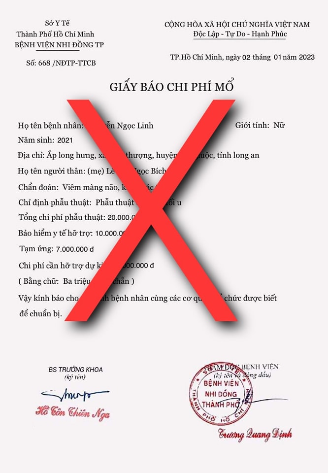 Hastaneler kar amaçlı bağış toplama faaliyetlerinden çekiniyor - Fotoğraf 1. Bệnh viện cảnh giác với hoạt động kêu gọi gây quỹ từ thiện để trục lợi - Ảnh 1.