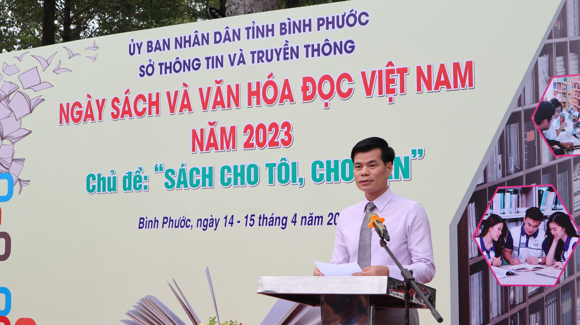 Bình Phước: Tổ chức Ngày sách và Văn hóa đọc Việt Nam năm 2023 - Ảnh 1.