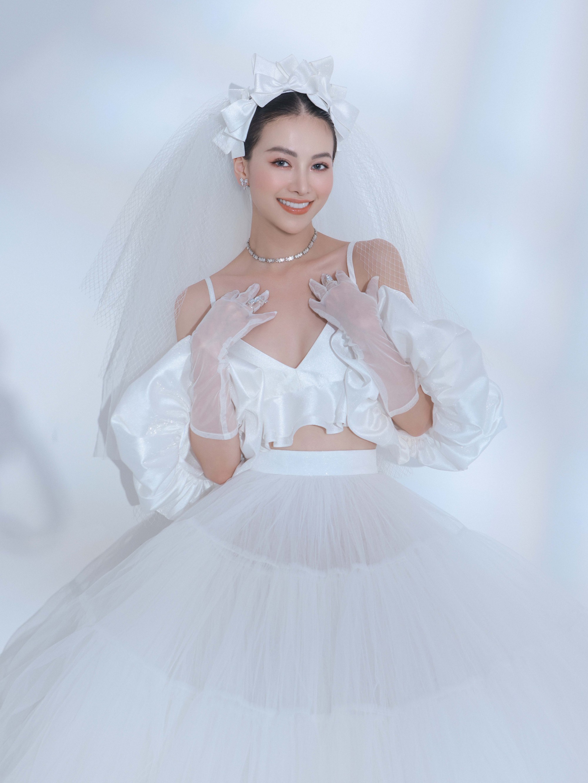 Váy cưới dáng bồng QNB34 | Quyên Nguyễn Bridal