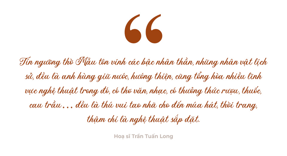 Họa sĩ Trần Tuấn Long Cõi sơn mài nhân gian - tiên thánh - Ảnh 4.