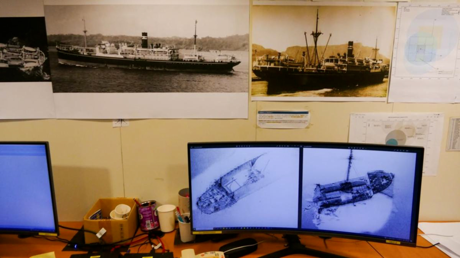 Xác tàu đắm Montevideo Maru đã được tìm thấy dưới thềm Biển Đông - Ảnh 1.