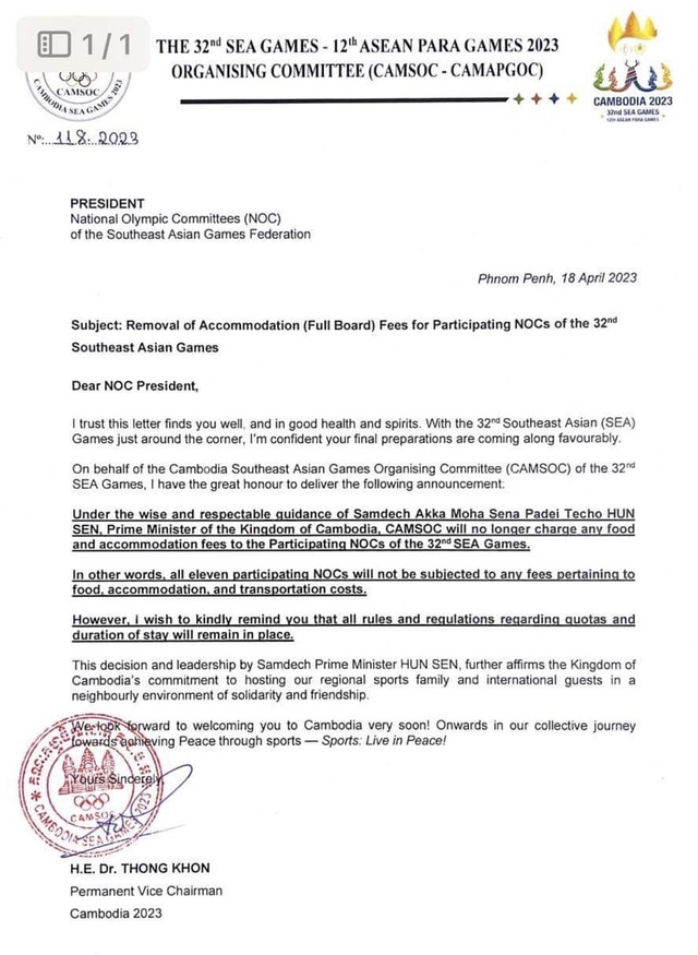 Thủ tướng Hun Sen: 'Campuchia chi hơn 7 triệu USD cho các VĐV tại SEA Games'  - Ảnh 2.