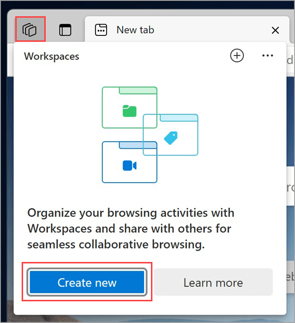 Microsoft Edge khởi chạy tính năng Workspace giúp người dùng cộng tác trực tiếp trên tab - Ảnh 1.