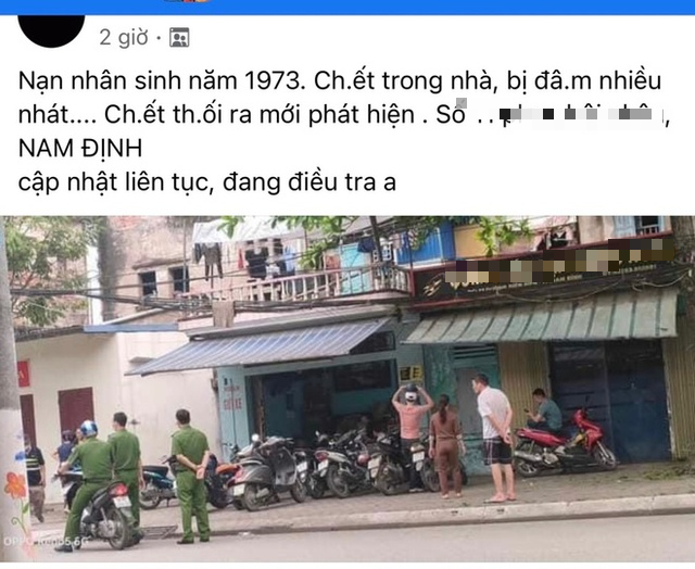 Thực hư vụ việc người đàn ông bị đâm tử vong tại nhà riêng ở Nam Định - Ảnh 1.