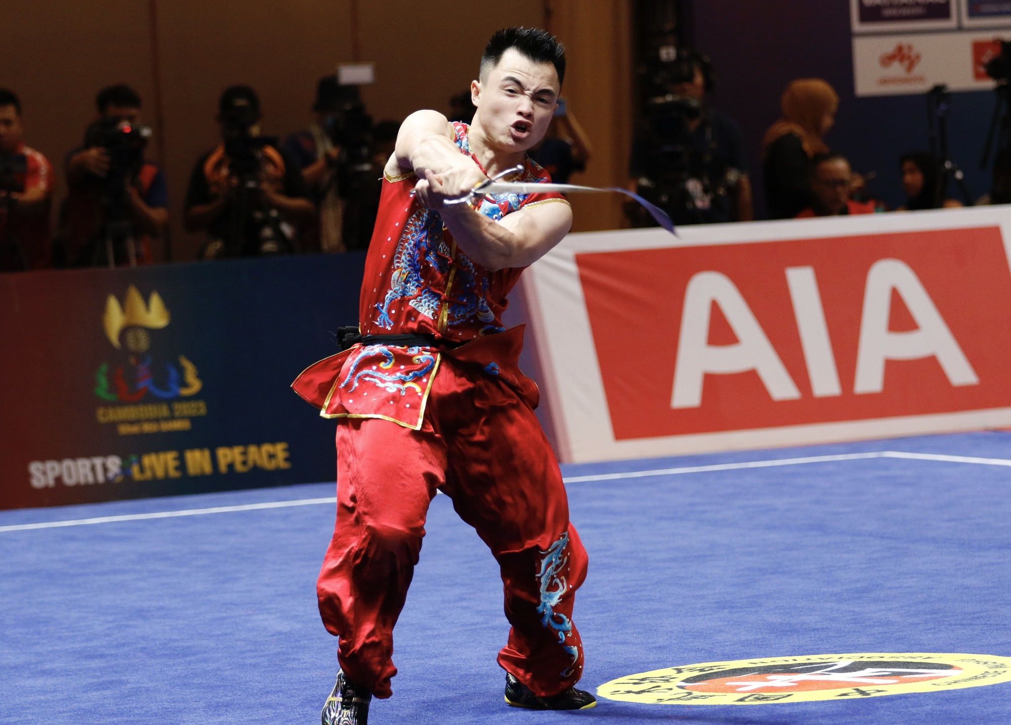 Nối bước thần tượng, chàng trai Tày lần đầu giành HCV SEA Games môn wushu - Ảnh 5. Nối bước thần tượng, chàng trai Tày lần đầu giành HCV SEA Games môn wushu - Ảnh 5.